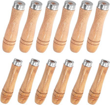 12PCS Wooden File Handles