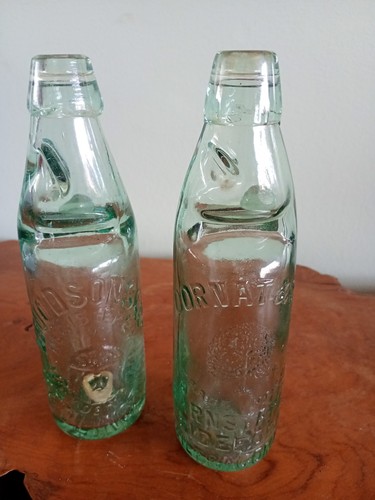 Two 10oz codd bottles - two, dornat