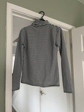 Size S/M Stripy Turtleneck Top