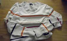 Striped M&Co Ladies' Jumper