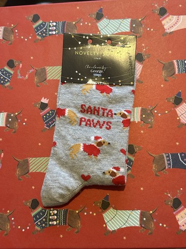 Sausage dog dachshund santa - sausage, /
