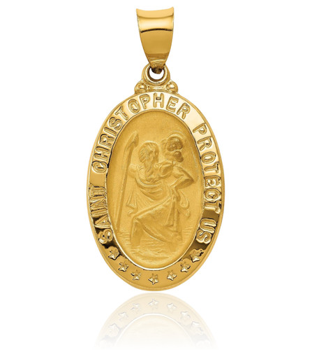14k yellow gold large - large, oval