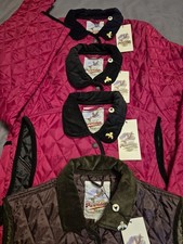 JOHN PARTRIDGE MOORLAND QUILT GILET COAT VEST MED LRG MADE IN UK NWT! $270/$165
