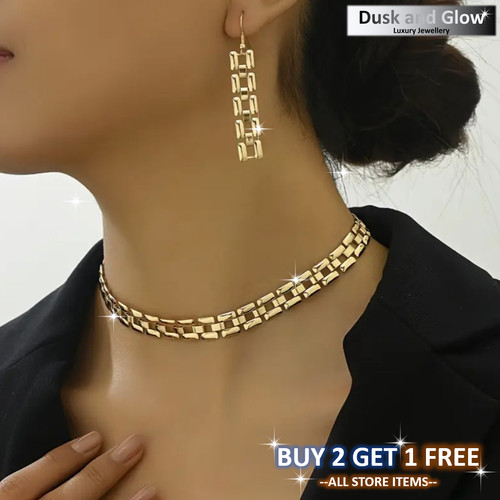 Women ladies gold jewellery - gold,