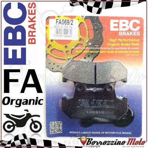 Organic front brake pads ebc - pads,