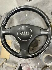 Audi A4 Steering Wheel 3 Spoke Leather & Horn Button Estate B6  OEM