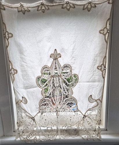 Antique french handmade - handmade, lace