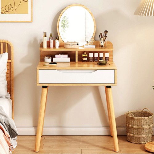 Wooden dressing table - wooden, with
