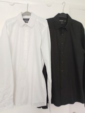 2 Primark Mens Long Sleeve Shirts S