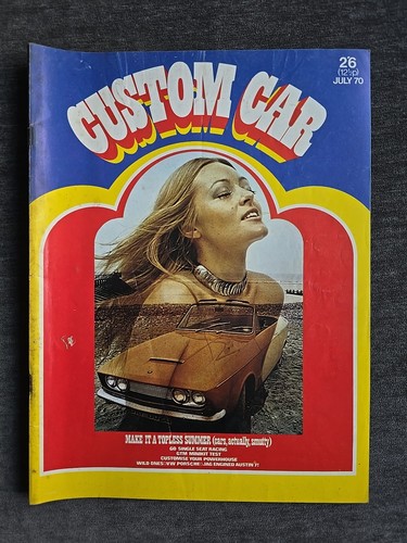 Custom car magazine july 1970 - car,