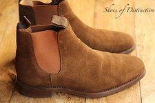 Loake 1880 Chatsworth Brown Suede Chelsea Boots Shoes Men's UK 8.5 G US 9.5