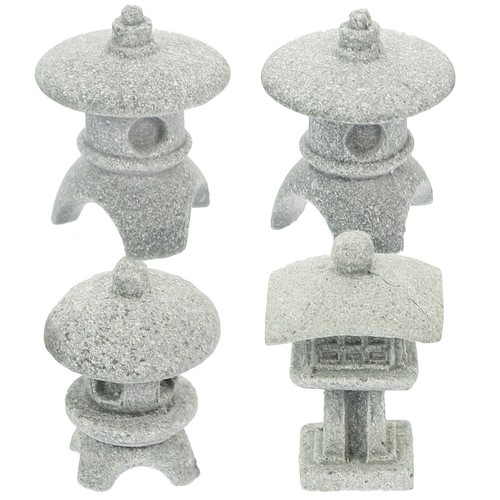 4pcs tiny pagoda - 4pcs,