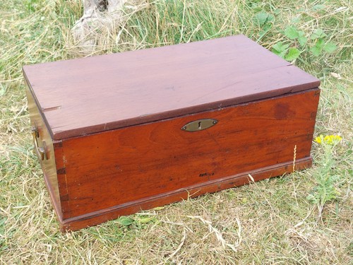 Antique mahogany box - mahogany, x