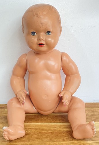 Vintage composite doll sleepy - composite,