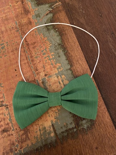 Lime green dickie - bow, a