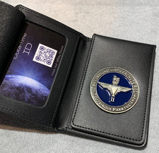 Leather ID Card & Badge Wallet