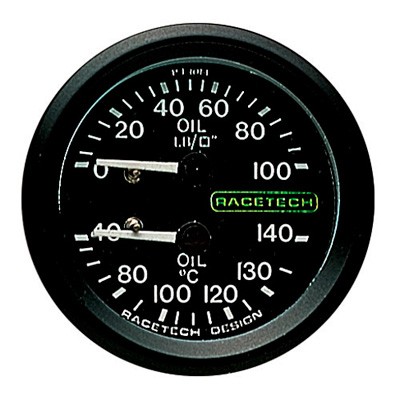 Racetech oil pressure temp - oil,