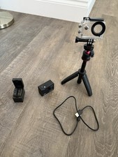 AKASO Action Camera Set & Tripod Waterproof Case, includes Charger and Batteries