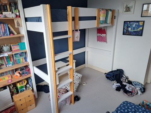Children single loft - loft, bed
