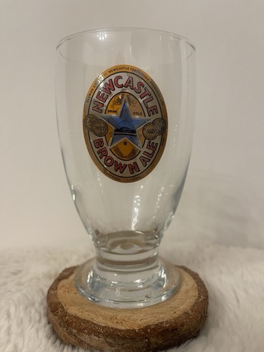 Newcastle brown ale - brown, footed
