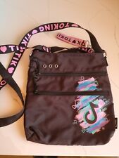 Black Cross Body  Messenger Bag TikTok Girls Handbag. Immaculate Used Once