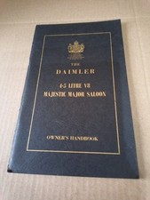 Daimler Majestic Major Saloon 4.5 litre V8 Owners Handbook 1965 