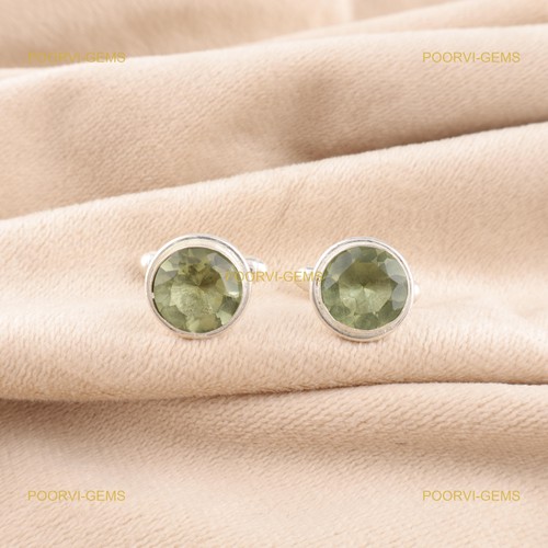 Sterling silver green - silver,