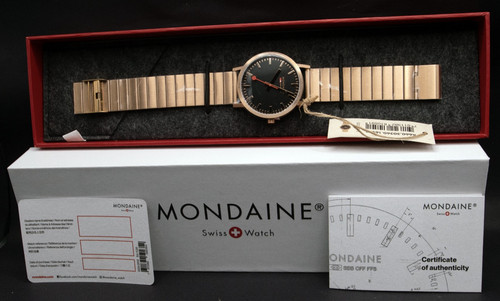 Brand new box mondaine - in,