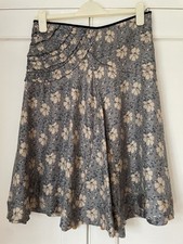 Nicole Farhi Silk Floral Skirt
