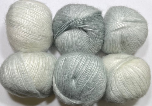 Gradient mohair look - mohair,