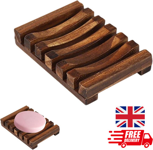 Wooden soap dish with - wooden,