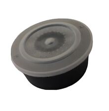 Kenley Fishing Tackle - Half (1/2) Pint Round Black Retro Maggot Bait Box