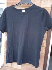 Ladies Size 16 Black T-shirt Tesco