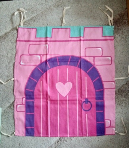 Pink wendy house curtains - wendy, den