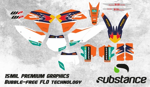 Graphics kit for - ktm, exc