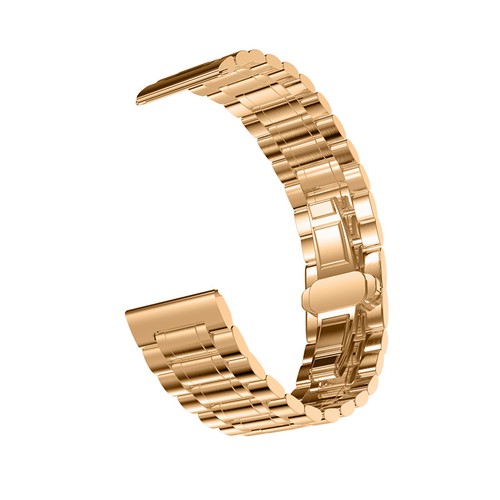 Solid stainless steel watch - steel,