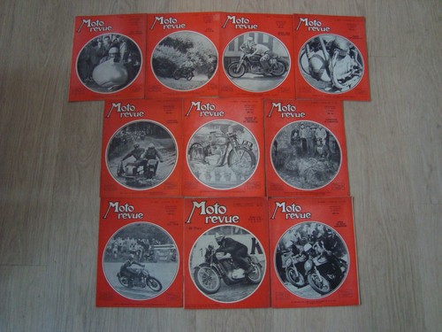 Vintage french moto revue - 10,
