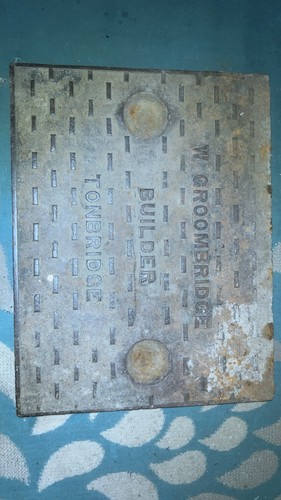 Reclaimed cast iron manhole - cast,