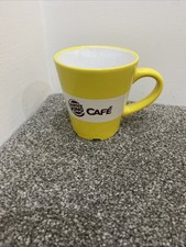 Collectable Ceramic Mug- Burger King Cafe- I Love Coffee - Yellow Mug - 2012 