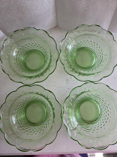 Green depression dessert - green,