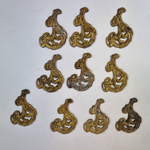 Set brass art - of, nouveau