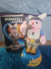 Duracell Ultra Globetrotter Bunny Rabbit Vintage with Working Base Boxed