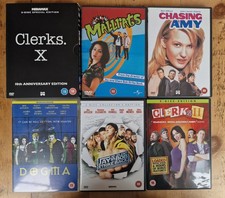 Kevin Smith DVD collection - Clerks I II Dogma Mallrats Amy Jay & Silent Bob 