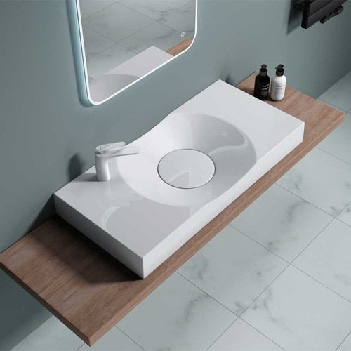Bathroom wash basin stone - bathroom,
