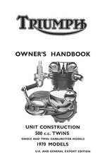 (1259) 1970 Triumph unit 500cc