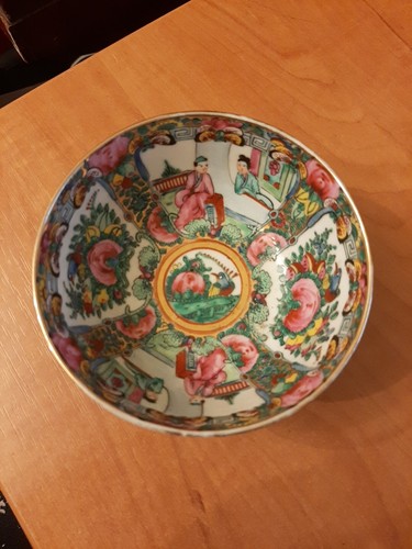 Handpainted tea bowl cup - handpainted,