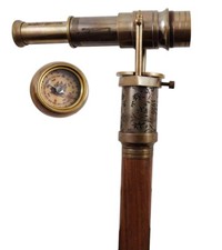 Vintage Brass Telescope Top