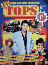 TV TOPS MAGAZINE 5 JUNE 1982 . SHAKIN STEVENS ADAM ANT GRANGE HILL TOYAH COVER