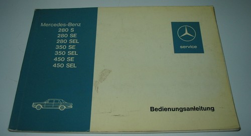 Betriebsanleitung mercedes - mercedes, w