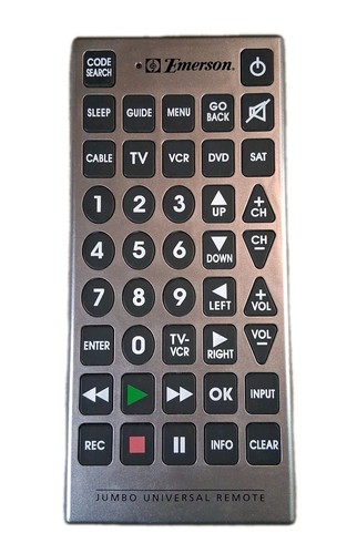 Emerson jumbo universal remote - jumbo,